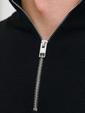 Jack e Jones Pullover Jprblamilano Stitch Knit Uomo 12259664 Black - Nero