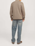 Jack e Jones Pullover Jprblamilano Stitch Knit Uomo 12259664 - Avorio