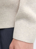 Jack e Jones Pullover Uomo 12259666 Cloud Dancer Melange - Avorio
