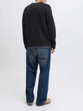 Jack e Jones Pullover Jjedover Knit Crew Uomo 12278816 Black - Nero