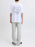 Jack e Jones Pantalone Tuta Jpstkane Bradley Uncuffed Uomo 12279134 Light Grey Melange - Grigio