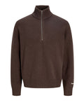 Jack e Jones Pullover Uomo 12282749 Mulch - Marrone