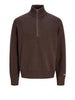 jack e jones pullover uomo 12282749 mulch marrone 160444344