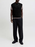 Jack e Jones Pullover Jjsoho Ollie Knit Uomo 12287321 Black - Nero