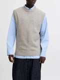 Jack e Jones Pullover Jjsoho Ollie Knit Uomo 12287321 Light Grey Melange - Grigio