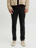 Jack e Jones Pantalone Chino Jpstmarco Adam Belted Uomo 12288598 Black - Nero