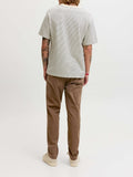Jack e Jones Pantalone Chino Jpstmarco Adam Belted Uomo 12288598 Cocoa - Marrone