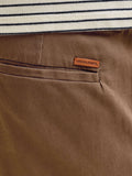 Jack e Jones Pantalone Chino Jpstmarco Adam Belted Uomo 12288598 Cocoa - Marrone