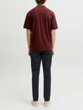 Jack e Jones Pantalone Chino Jpstmarco Adam Belted Uomo 12288598 Dark Navy - Blu