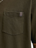Jack e Jones T-shirt Jjedover Slub Uomo 12288897 Rosin - Verde