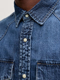 Jack e Jones Camicia Jeans Jjewestern Jjshirt Uomo 12289219 - Denim