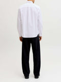Jack e Jones Camicia Classica Jjeharvey Oxford Uomo 12293325 White - Bianco