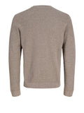 Jack e Jones Pullover Jprbluriley Knit Crew Uomo 12295909 Morel - Marrone