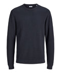Jack e Jones Pullover Jjebrody Knit Crew Uomo 12298311 Navy Blazer - Blu