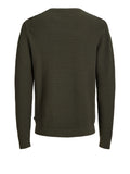 Jack e Jones Pullover Jjebrody Knit Crew Uomo 12298311 Rosin - Verde