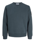 Jack e Jones Felpa Jjcleveland Sweat Uomo 12298440 Turbulence - Grigio