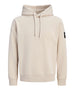 jack e jones felpa cappuccio jjcleveland sweat uomo 12298441 moonbeam avorio 167482012