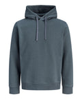 Jack e Jones Felpa Cappuccio Jjcleveland Sweat Uomo 12298441 Turbulence - Grigio