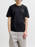 Jack e Jones T-shirt Uomo 12298481 Black - Nero