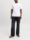 Jack e Jones T-shirt Uomo 12298481 Bright White - Bianco