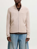 Jack e Jones Cardigan Jjsoho Ollie Uomo 12298535 Atmosphere - Beige