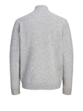 Jack e Jones Cardigan Jjsoho Ollie Uomo 12298535 Light Grey Melange - Grigio