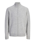 Jack e Jones Cardigan Jjsoho Ollie Uomo 12298535 Light Grey Melange - Grigio