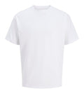 Jack e Jones T-shirt Uomo 12298752 Bright White - Bianco