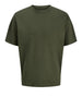 jack e jones t shirt uomo 12298752 rosin verde 169136361
