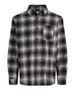 jack e jones camicia casual uomo 12298806 asphalt nero 166656288