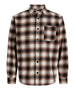 jack e jones camicia casual uomo 12298806 marrone 163450705