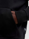 Jack e Jones Felpa Cappuccio Jjebarron Sweat Uomo 12298905 Black - Nero