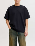 Jack e Jones T-shirt Jjebarron Tee Uomo 12298906 Black - Nero