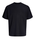 Jack e Jones T-shirt Jjebarron Tee Uomo 12298906 Black - Nero
