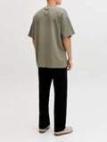 Jack e Jones T-shirt Jjebarron Tee Uomo 12298906 Vetiver - Verde