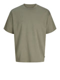 Jack e Jones T-shirt Jjebarron Tee Uomo 12298906 Vetiver - Verde