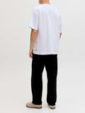 Jack e Jones T-shirt Jjebarron Tee Uomo 12298906 White - Bianco