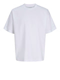 Jack e Jones T-shirt Jjebarron Tee Uomo 12298906 White - Bianco