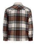 Jack e Jones Camicia Casual Uomo 12298983 Cocoa - Marrone