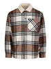 jack e jones camicia casual uomo 12298983 cocoa marrone 169480970