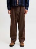 Jack e Jones Pantalone Straight Jpstalex Andrej Uomo 12299292 Cocoa - Marrone