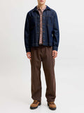 Jack e Jones Pantalone Straight Jpstalex Andrej Uomo 12299292 Cocoa - Marrone