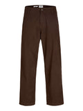 Jack e Jones Pantalone Straight Jpstalex Andrej Uomo 12299292 Cocoa - Marrone