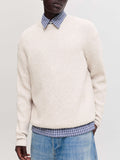 Jack e Jones Pullover Uomo 12300465 Sea Salt - Avorio