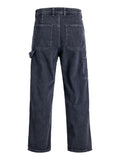 Jack e Jones Jeans Tapered Jjialex Jjcarpenter Uomo 12300782 Black Denim - Nero