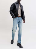 Jack e Jones Jeans Regular Jjichris Jjcrew Uomo 12300817 - Denim
