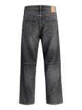 Jack e Jones Jeans Baggy Jjialex Jjcrew Uomo 12300818 Black Denim - Nero