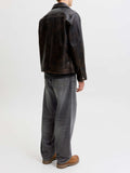 Jack e Jones Jeans Baggy Jjialex Jjcrew Uomo 12300818 Black Denim - Nero