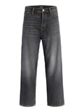 Jack e Jones Jeans Baggy Jjialex Jjcrew Uomo 12300818 Black Denim - Nero