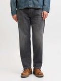 Jack e Jones Jeans Straight Jjieddie Jjoriginal Uomo 12300825 Black Denim - Nero